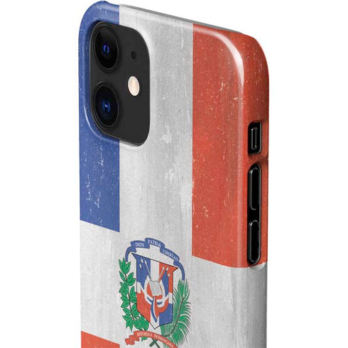 Dominican Republic Flag Faded iPhone 12 Mini Lite Case